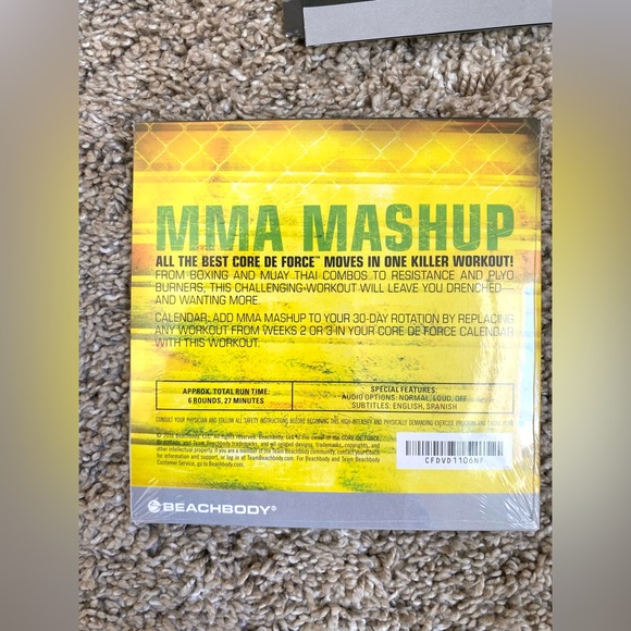 Beachbody Core De Force 3 Disc DVD Set + MMA Mashup Bonus Disc - Picture 2 of 8